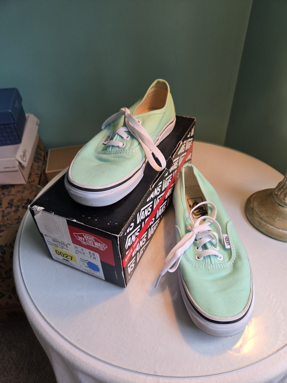 Vans Authentic Beach Caribbean Blue - Worn Once!